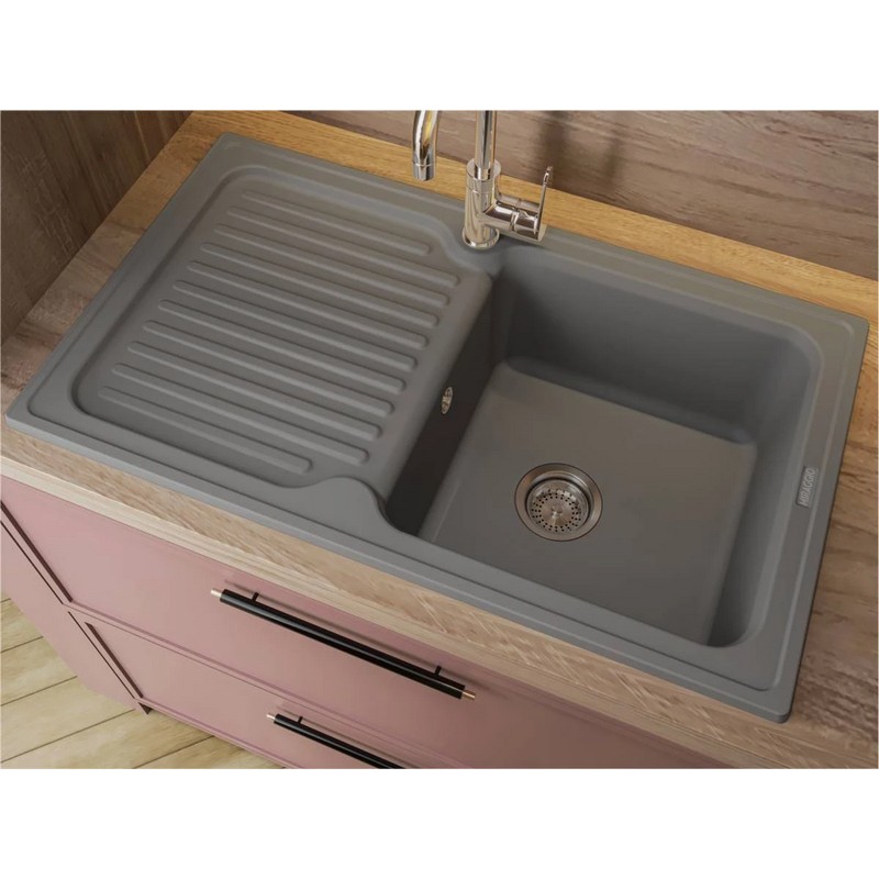 Кухонна мийка ORLEAN gray mirastone Miraggio