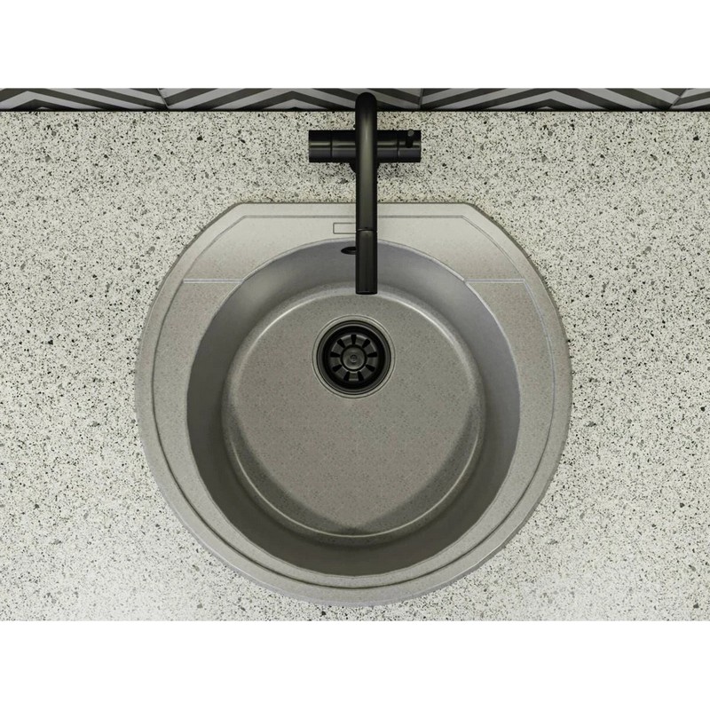 Кухонна мийка TULUZA gray mirastone Miraggio Кухонна мийка TULUZA gray mirastone Miraggio
