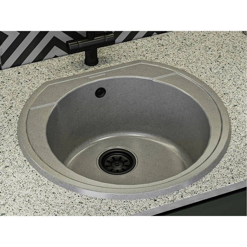 Кухонна мийка TULUZA gray mirastone Miraggio Кухонна мийка TULUZA gray mirastone Miraggio