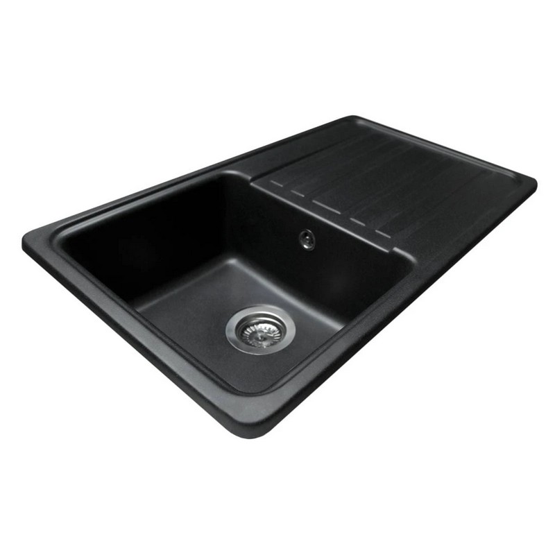 Кухонна мийка VERSAL black shine mirastone Miraggio Кухонна мийка VERSAL black shine mirastone Miraggio