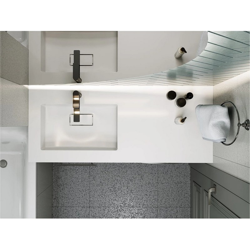 Умивальник ERICA 1200 L miramarble Miraggio Умивальник ERICA 1200 L miramarble Miraggio