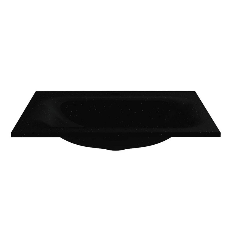 Умивальник JESSEL 600 MIRASTONE black shine mirastone Miraggio
