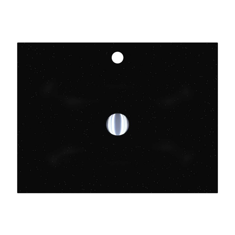 Умивальник JESSEL 600 MIRASTONE black shine mirastone Miraggio