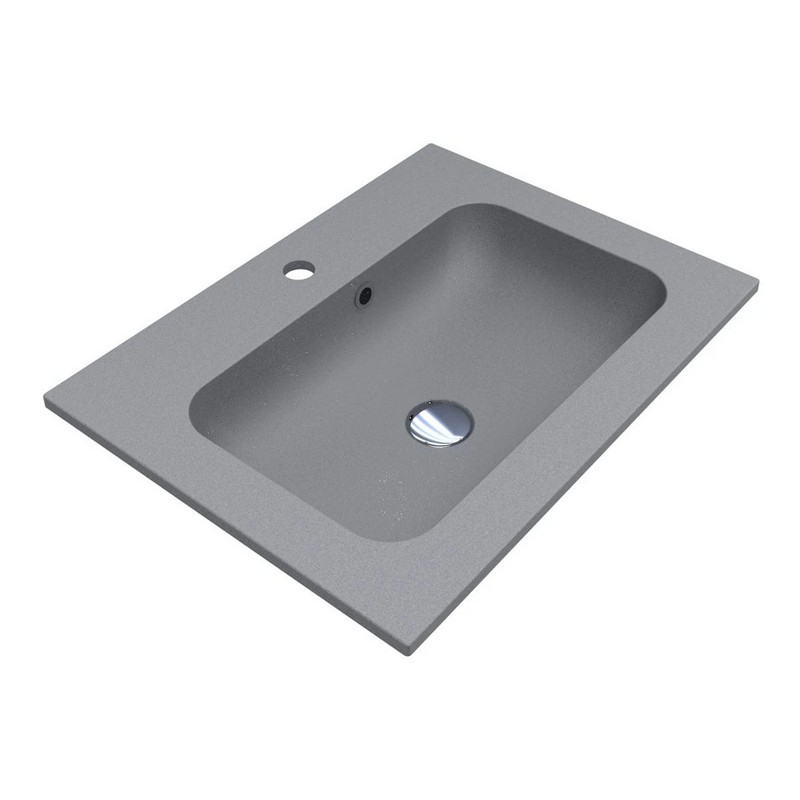 Умивальник DELLA 600 MIRASTONE gray mirastone Miraggio
