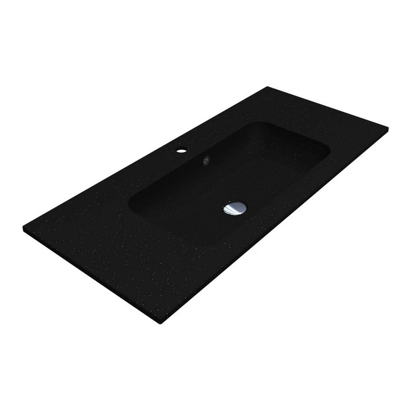 Умивальник DELLA 1000 MIRASTONE black shine mirastone Miraggio Умивальник DELLA 1000 MIRASTONE black shine mirastone Miraggio