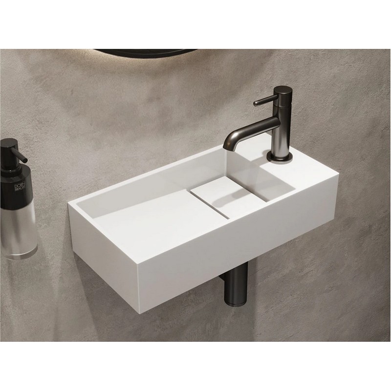 Умивальник TONI 450L miramarble Miraggio