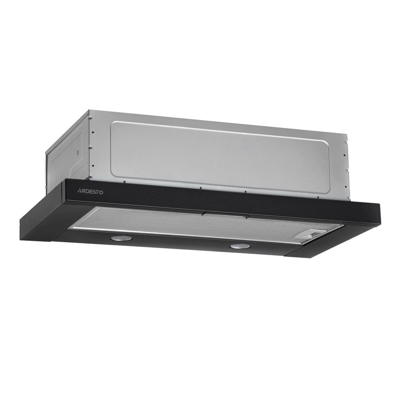 Витяжка телескопічна HT-F700MBL 60см, 450м3ч, чорний Ardesto