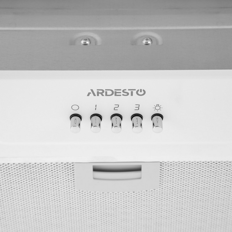 Витяжка вбудована HFI-F700MW 52см, 450м3ч, білий Ardesto Витяжка вбудована HFI-F700MW 52см, 450м3ч, білий Ardesto