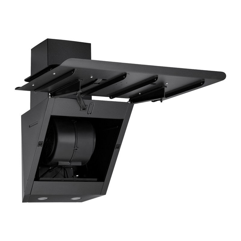Витяжка похила HL-F1300BLG 60см, 900м3ч, чорний Ardesto
