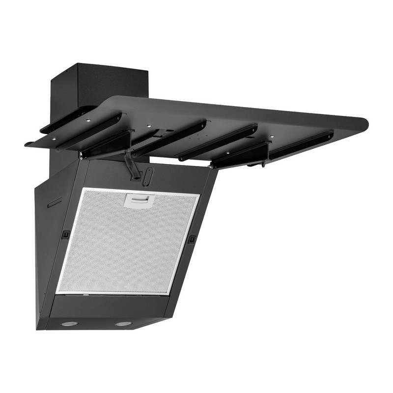 Витяжка похила HL-F1300BLG 60см, 900м3ч, чорний Ardesto