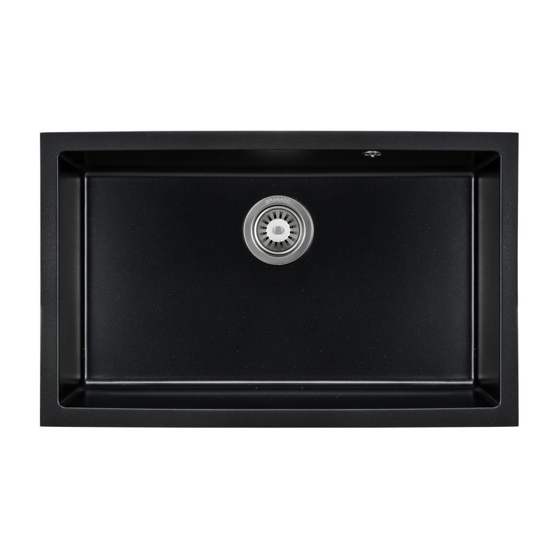 Мийка UNDER TOP XL black shine (752*460mm.) граніт Granado Мийка UNDER TOP XL black shine (752*460mm.) граніт Granado