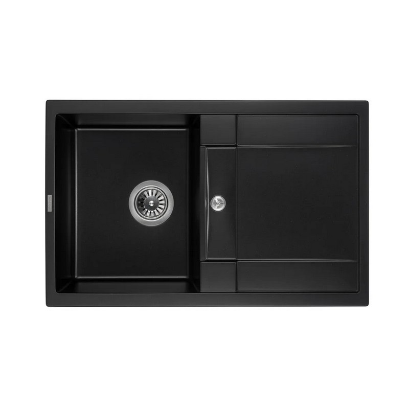 Мийка VALENCIA black shine (780*500mm.) граніт Granado Мийка VALENCIA black shine (780*500mm.) граніт Granado