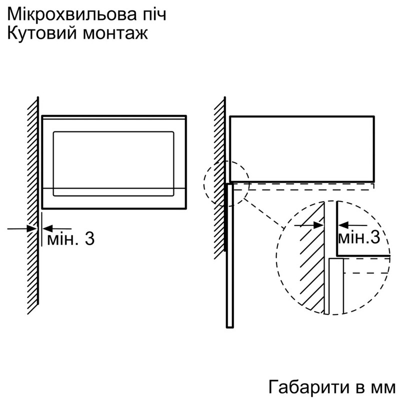 Вбудована микрохвильова піч BEL554MS0 Bosch