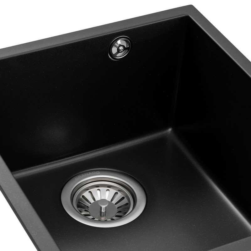 Мийка граніт UNDER TOP MINI black shine (380*440mm.) Granado Мийка граніт UNDER TOP MINI black shine (380*440mm.) Granado