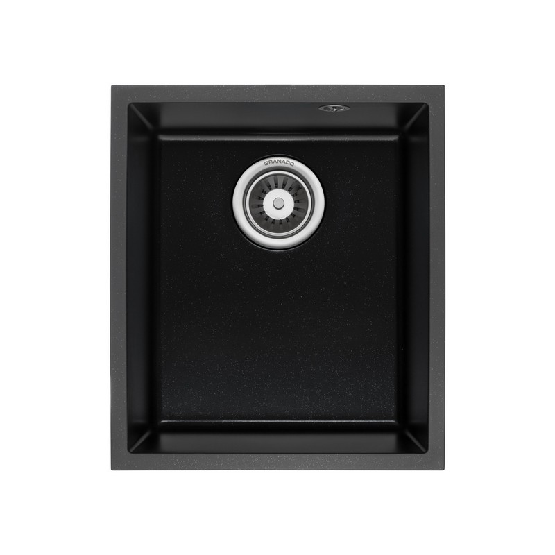 Мийка граніт UNDER TOP MINI black shine (380*440mm.) Granado Мийка граніт UNDER TOP MINI black shine (380*440mm.) Granado