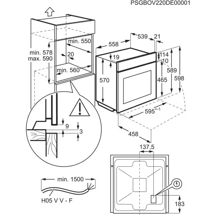 Духова шафа LOF4P06BK чорний Electrolux Духова шафа LOF4P06BK чорний Electrolux