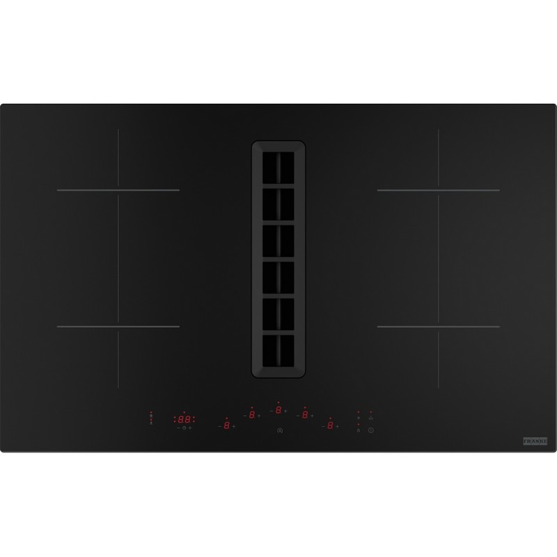 Індукційна панель з інтегрованою витяжкою Maris 2gether Ellipse FMA 8372 4RC R HI + фільтр чорна Franke (340.0731.879)