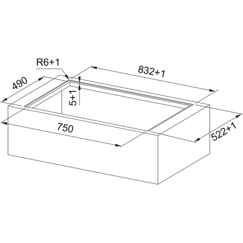 Індукційна панель з інтегрованою витяжкою Maris 2gether Ellipse FMA 8372 4RC R HI + фільтр чорна Franke (340.0731.879)