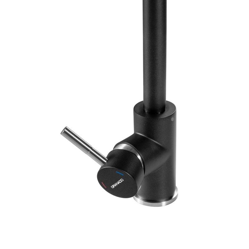 Змішувач Elche LUX black shine Granado Змішувач Elche LUX black shine Granado
