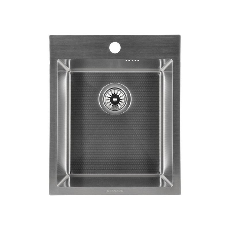 Мийка сталева Pravia S304 honeycomb (410*500*220mm) Granado Мийка сталева Pravia S304 honeycomb (410*500*220mm) Granado