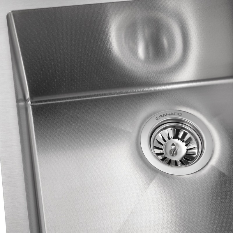 Мийка сталева Under top max STEEL S304 honeycomb (530*430*220mm) Granado Мийка сталева Under top max STEEL S304 honeycomb (530*430*220mm) Granado