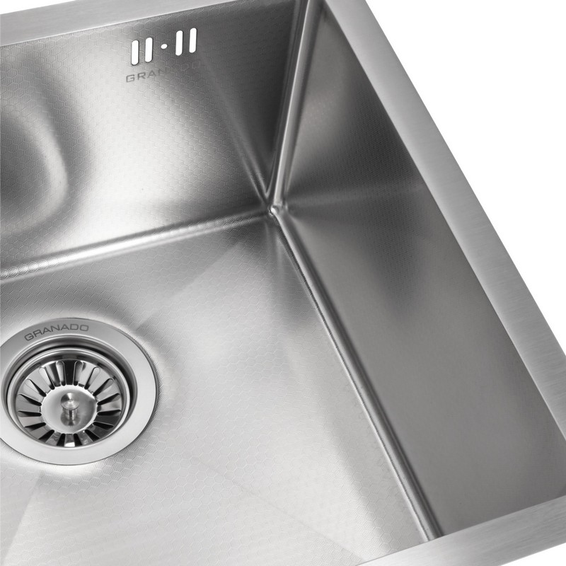 Мийка сталева Under top STEEL S304 honeycomb (450*430*220mm) Granado