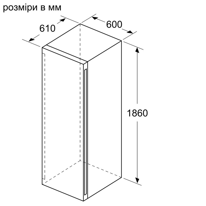 Відокремлена винна шафа KW36KATGA Siemens