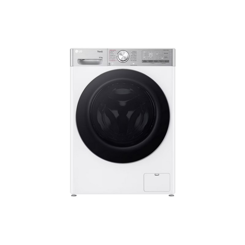 Прально-сушильна машина F2R9FC2E 9(5)кг, 1200, А, 48см, пара, інвертор, EcoHybrid, білий, LG Прально-сушильна машина F2R9FC2E 9(5)кг, 1200, А, 48см, пара, інвертор, EcoHybrid, білий, LG