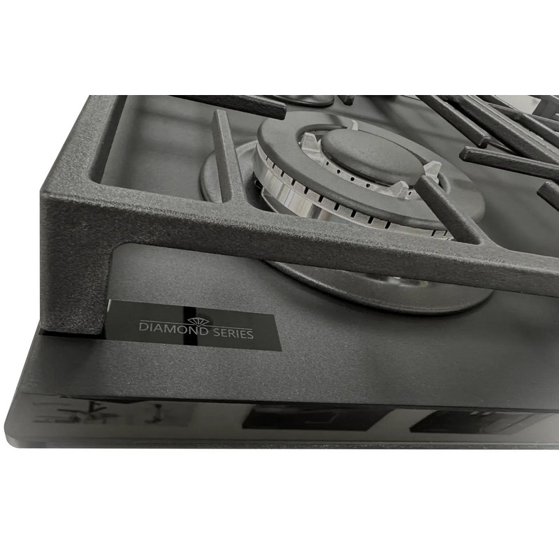 Газова варильна FHG 8244 VGHT Diamond Black Fabiano
