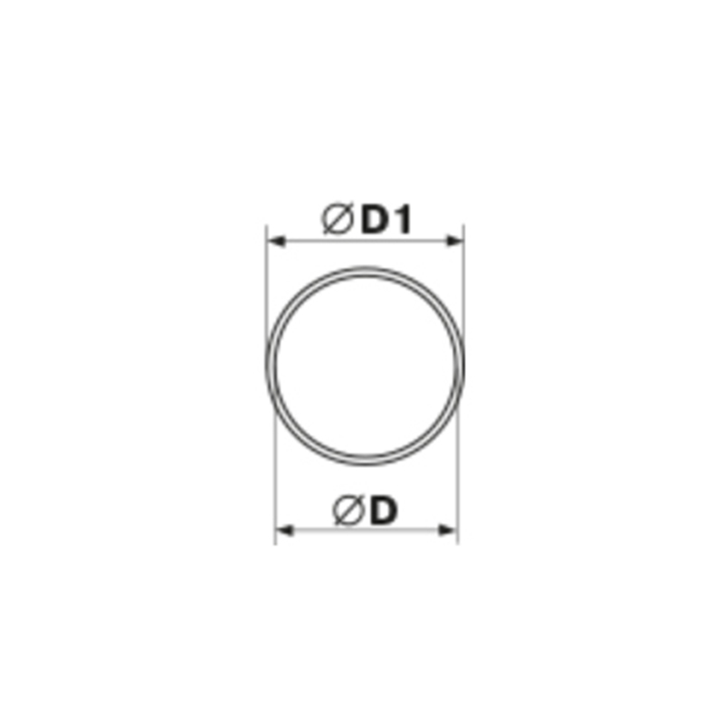 Канал круглий d150 / 2м VENTS Канал круглий d150 / 2м VENTS