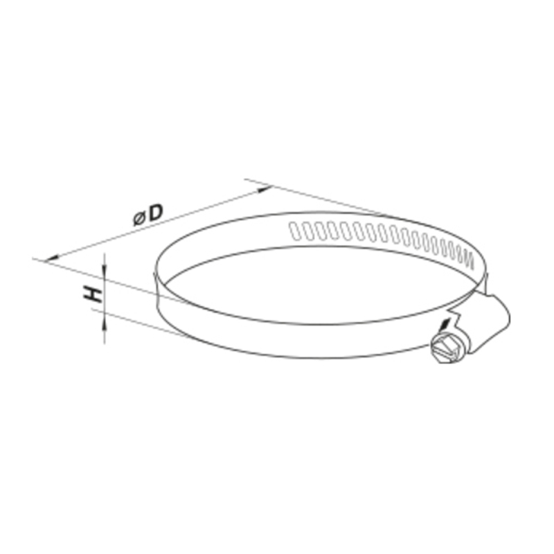 Хомут металевий d 125 (2 шт) VENTS Хомут металевий d 125 (2 шт) VENTS