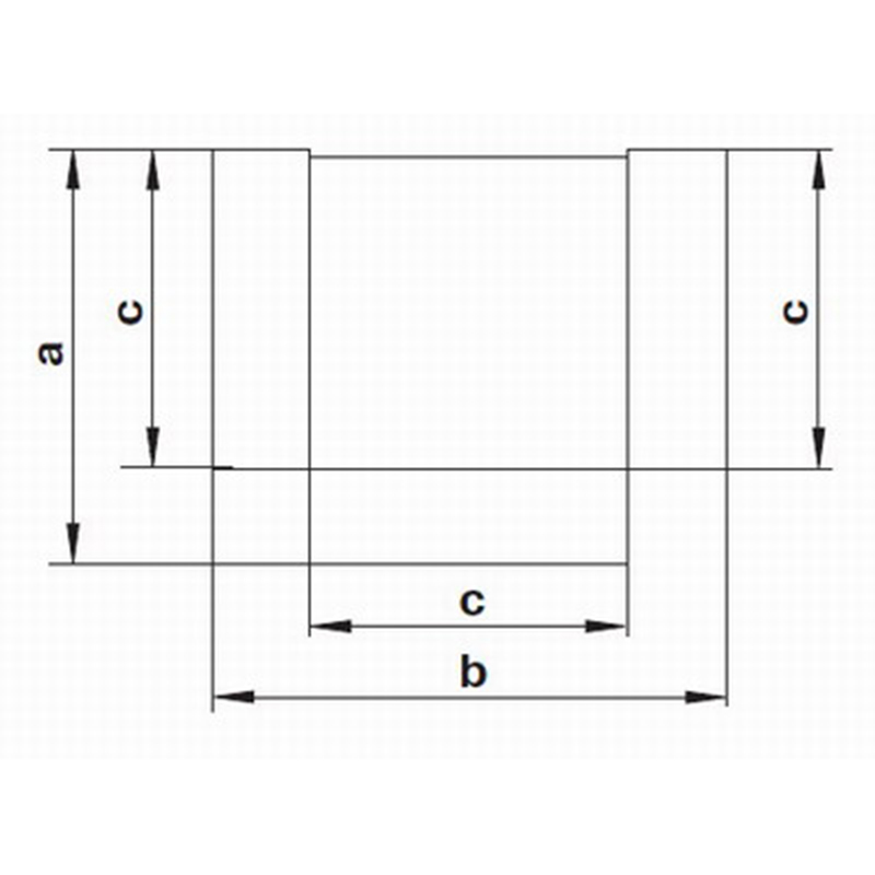 Трійник для плоских каналів 60 * 204 VENTS