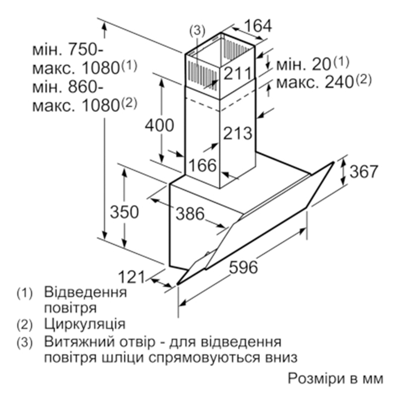 Настенная вытяжка черная DWK66AJ60T Bosch Настенная вытяжка черная DWK66AJ60T Bosch