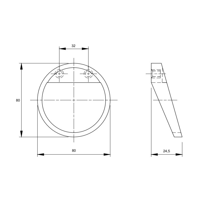 Ручка Ferro Fiori M 0100.01.80 білий матовий