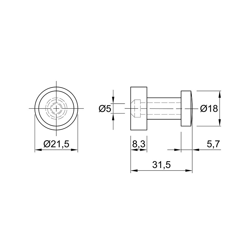Гачок Ferro Fiori M 0918 золото Гачок Ferro Fiori M 0918 золото