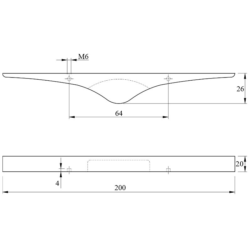 Ручка Ferro Fiori M 0081.200 білий дуб Ручка Ferro Fiori M 0081.200 білий дуб