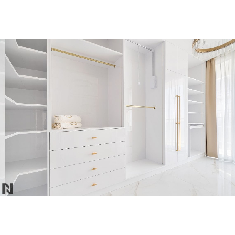 Панель МДФ 11035H Acrylux HiPS PREMIUM Белый металлик глянец NIEMANN "X"