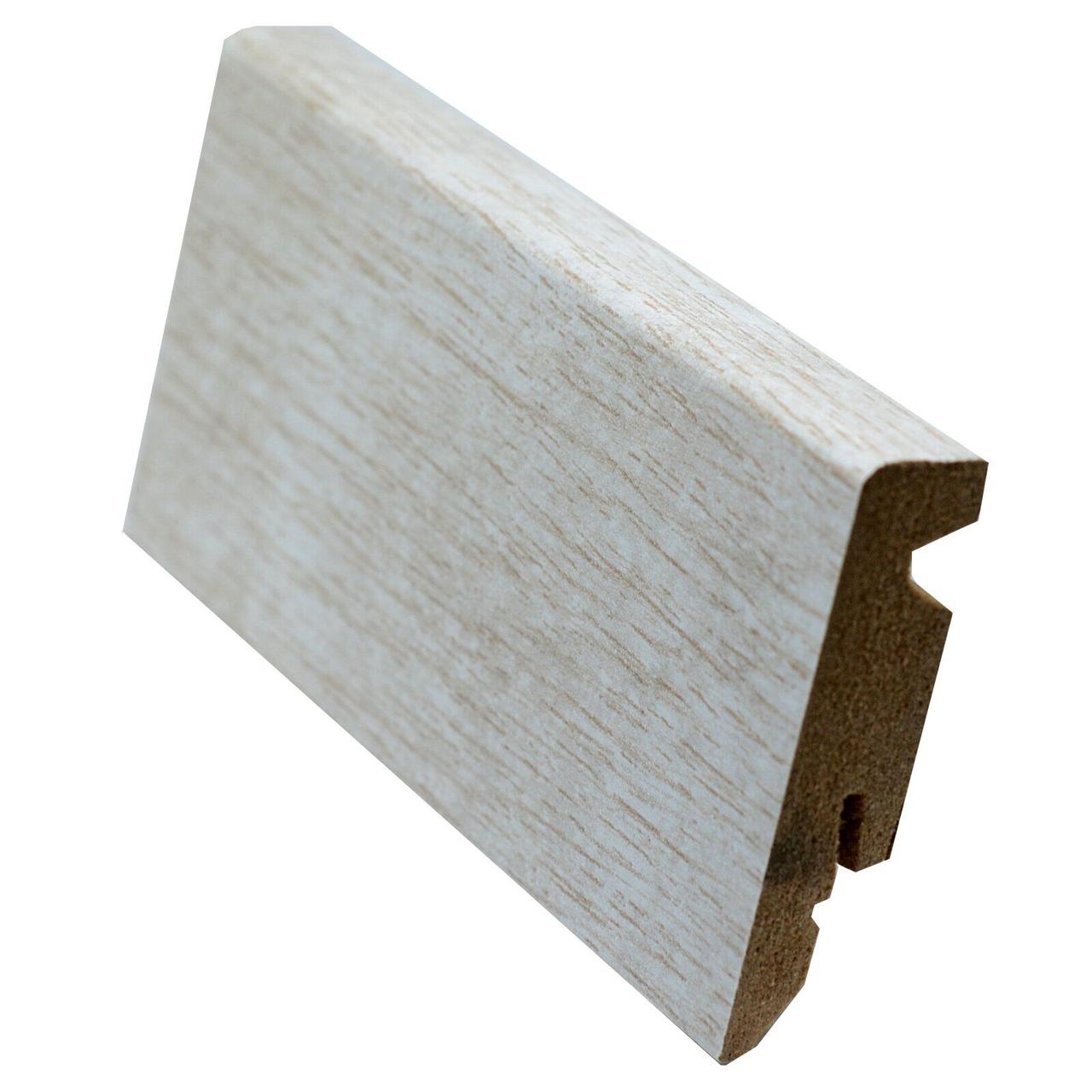 Плінтус МДФ FN Neuhofer Holz FOEI197 Дуб котедж білий 2400х58х14