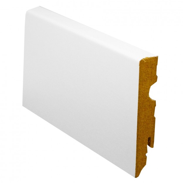 Плінтус МДФ FN Neuhofer Holz PAINT-ON FU84L Білий 2400х80х15 Плінтус МДФ FN Neuhofer Holz PAINT-ON FU84L Білий 2400х80х15