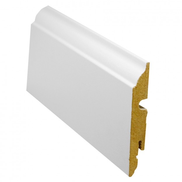 Плінтус МДФ FN Neuhofer Holz PAINT-ON FU82L Білий 2400х82х13 Плінтус МДФ FN Neuhofer Holz PAINT-ON FU82L Білий 2400х82х13