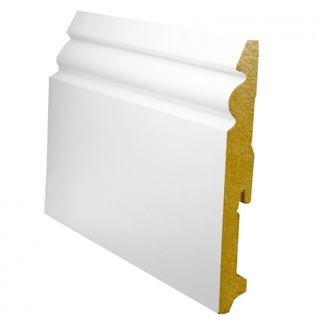 Плинтус МДФ FN Neuhofer Holz PAINT-ON FU150L Белый 2400х150х15 Плинтус МДФ FN Neuhofer Holz PAINT-ON FU150L Белый 2400х150х15