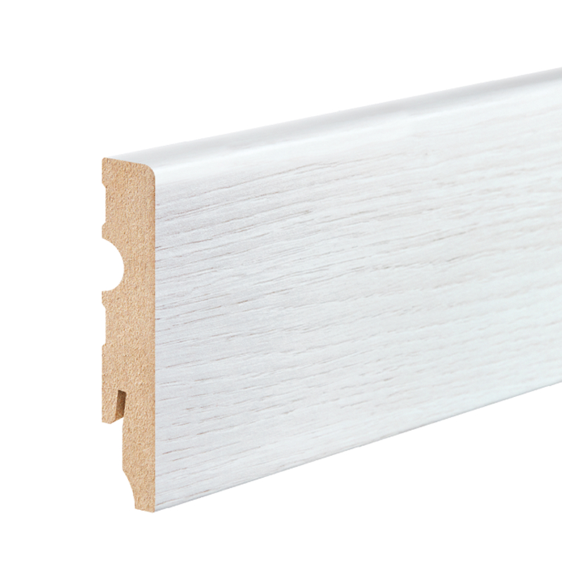 Плінтус Cezar МДФ 349 Powdear Snow 80x13x2200 мм