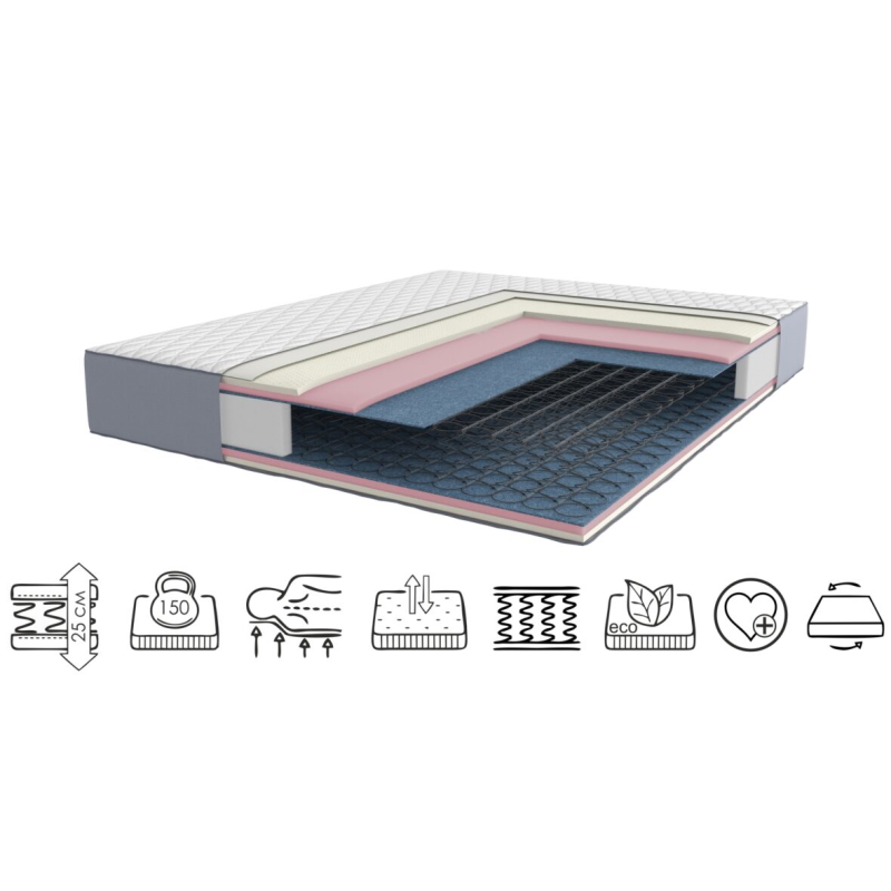 Матрац ELITE DUO SOFT 200х80 см