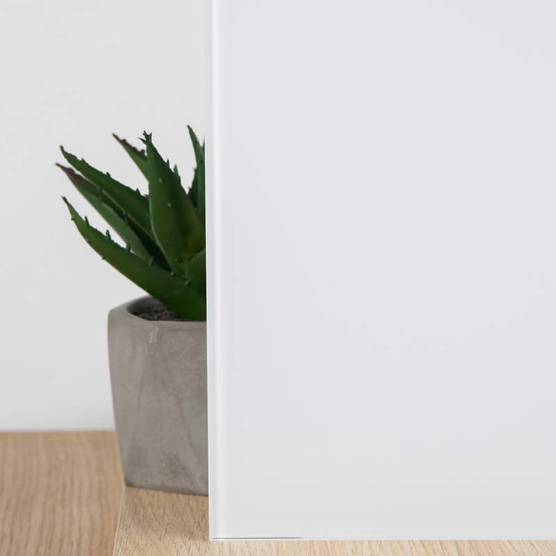 Скло Lacobel Pure White 9003 (AGC) 4мм Скло Lacobel Pure White 9003 (AGC) 4мм