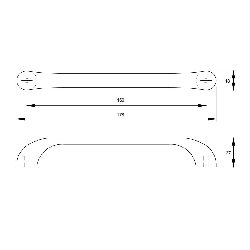 Ручка Marella M 15193.160 FENIX 0032 Кос Белый