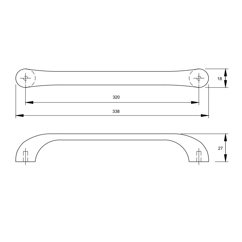 Ручка Marella M 15193.320 FENIX0032 Кос Белый