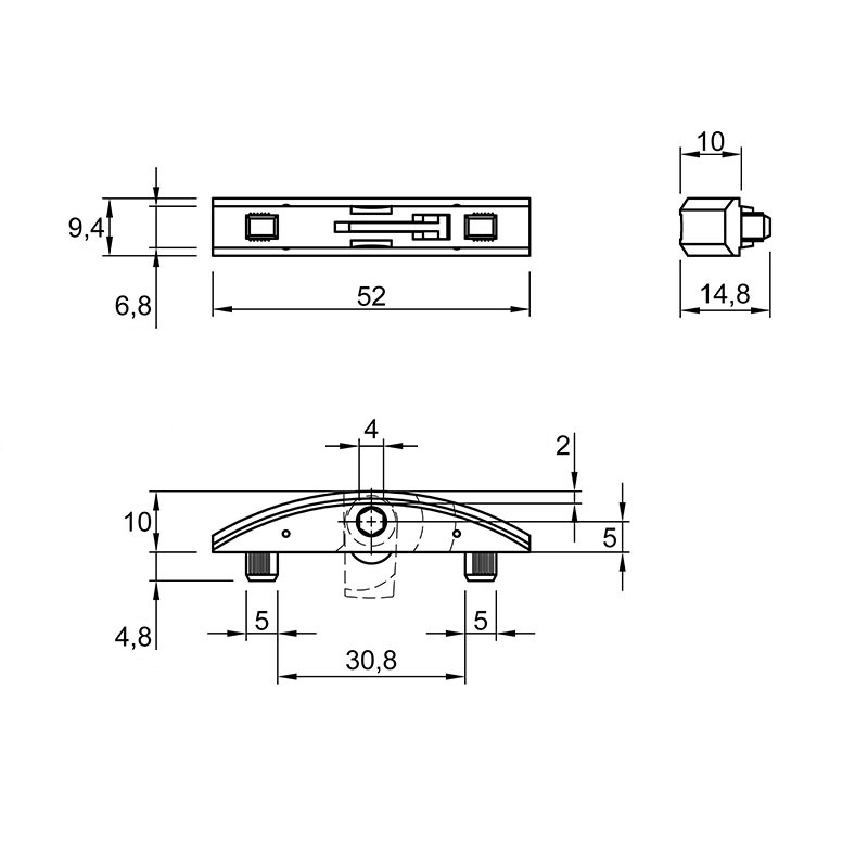 Комплект стяжки Clamex P-10 (товщина від 16мм) LAMELLO