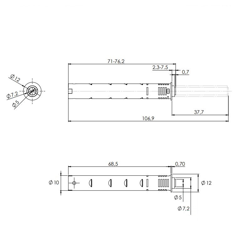 Механізм P2O PIN, антрацит, врізний, довгий хід (9089628) Hettich Механізм P2O PIN, антрацит, врізний, довгий хід (9089628) Hettich