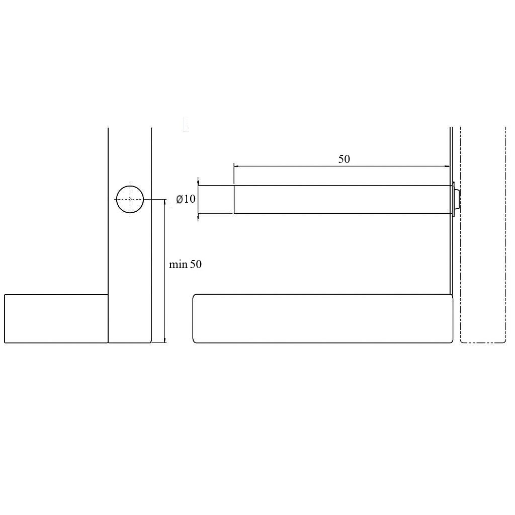 Механізм P2O PIN, сірий, врізний, короткий хід (9089602) Hettich