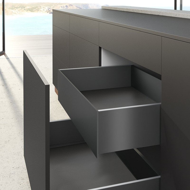 Внутрішня шухляда AvanTech YOU Q L=450 H=139 антрацит Hettich